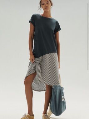 Daily Practice Mixed Media Dress